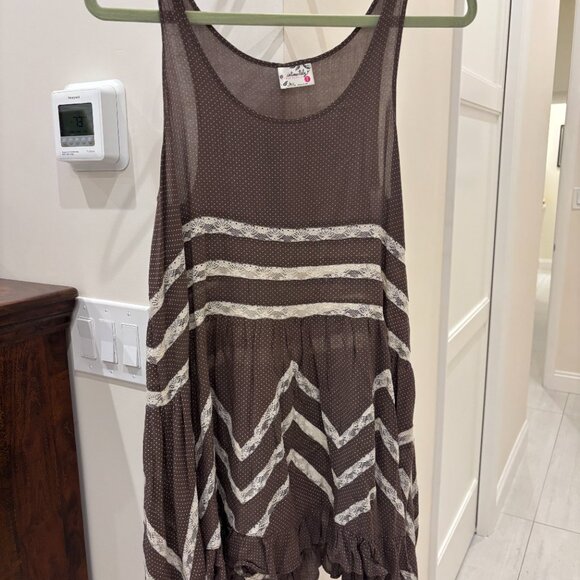 Free People slip Voile Trapeze tunic dress, Sz XS - Picture 4 of 6